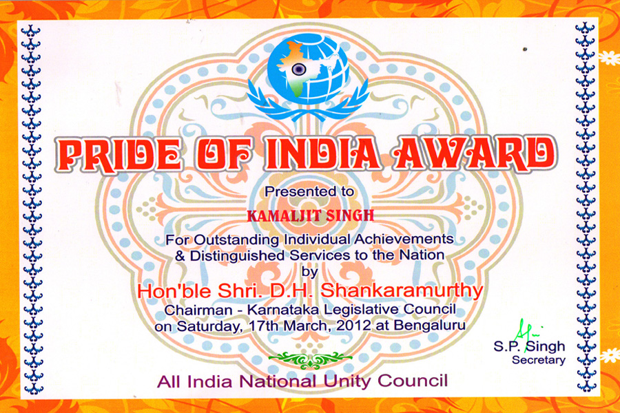 Pride of India