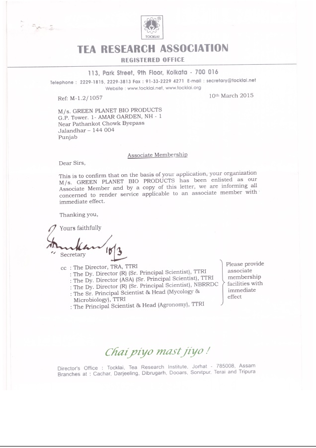 Tea Research Association